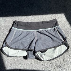 Lululemon Grey Speed Up Short